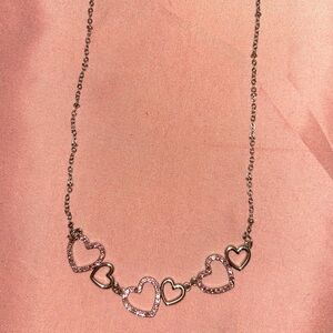 Delicate Pink Heart Necklace - Women Jewelry